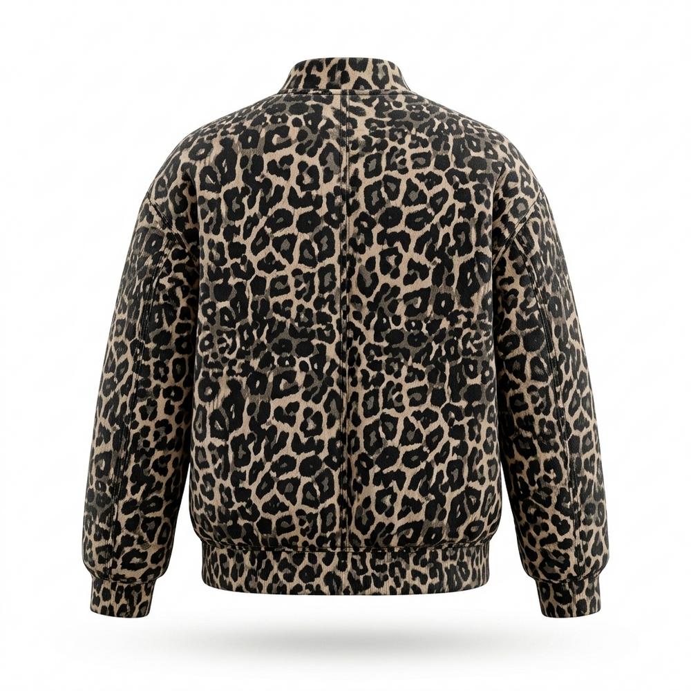 Lederjacken Outlet24 - Tihad | Gemustert Wattiert Jacke Damen