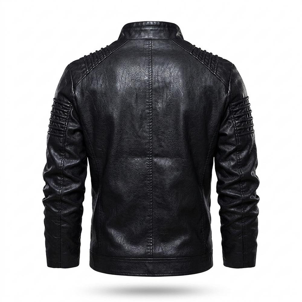 Lederjacken Outlet24 - Terid | Gesteppt Gefüttert Lederjacke Herren