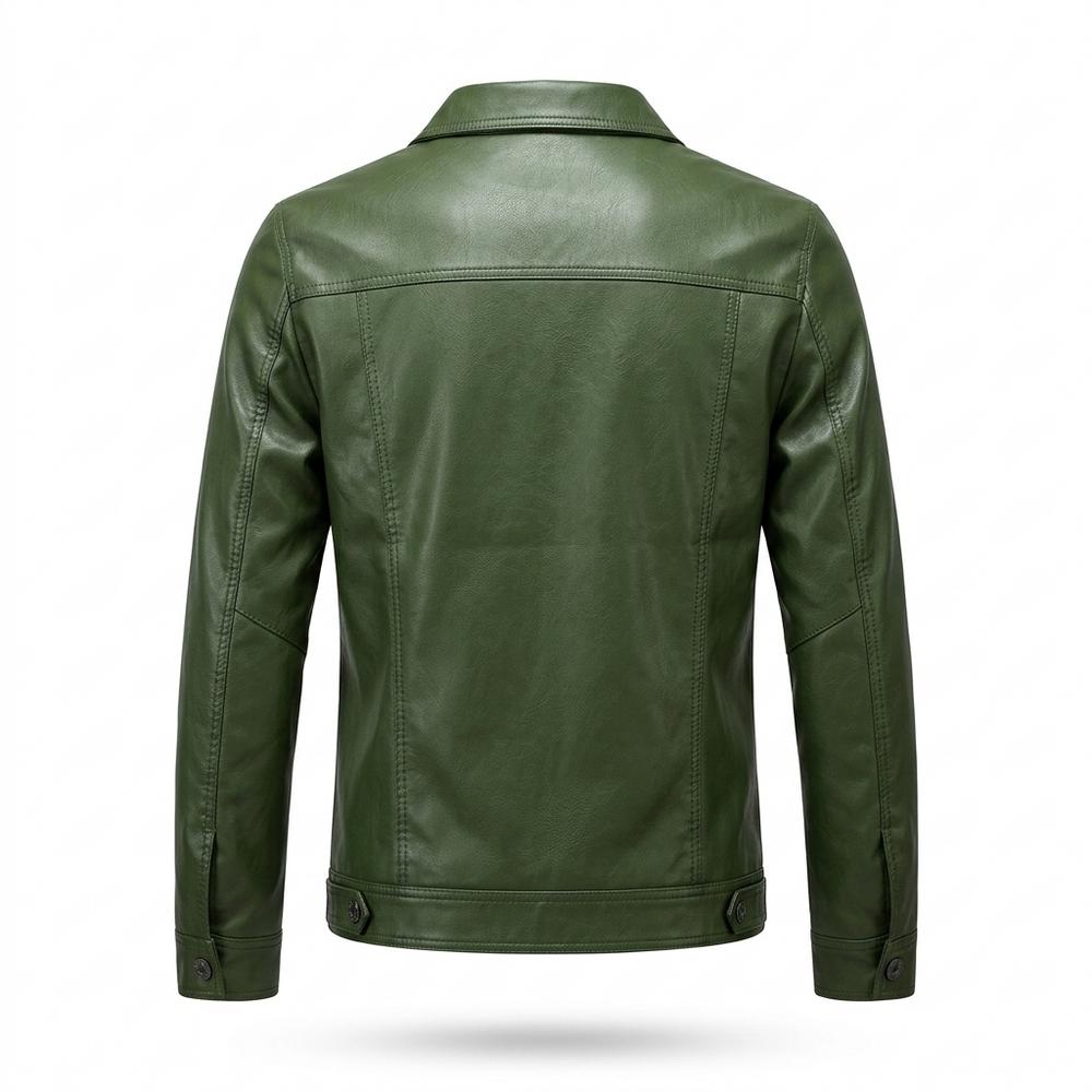 Lederjacken Outlet24 - Lebas | Geknöpft Gekragt Lederjacke Herren