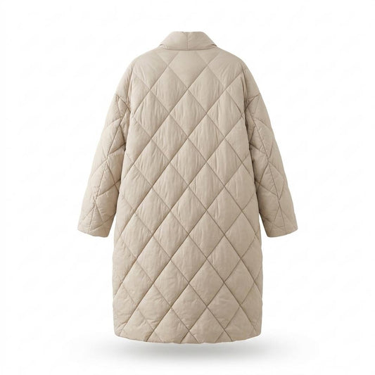 Lederjacken Outlet24 - Verak | Gesteppt Lang Mantel Damen