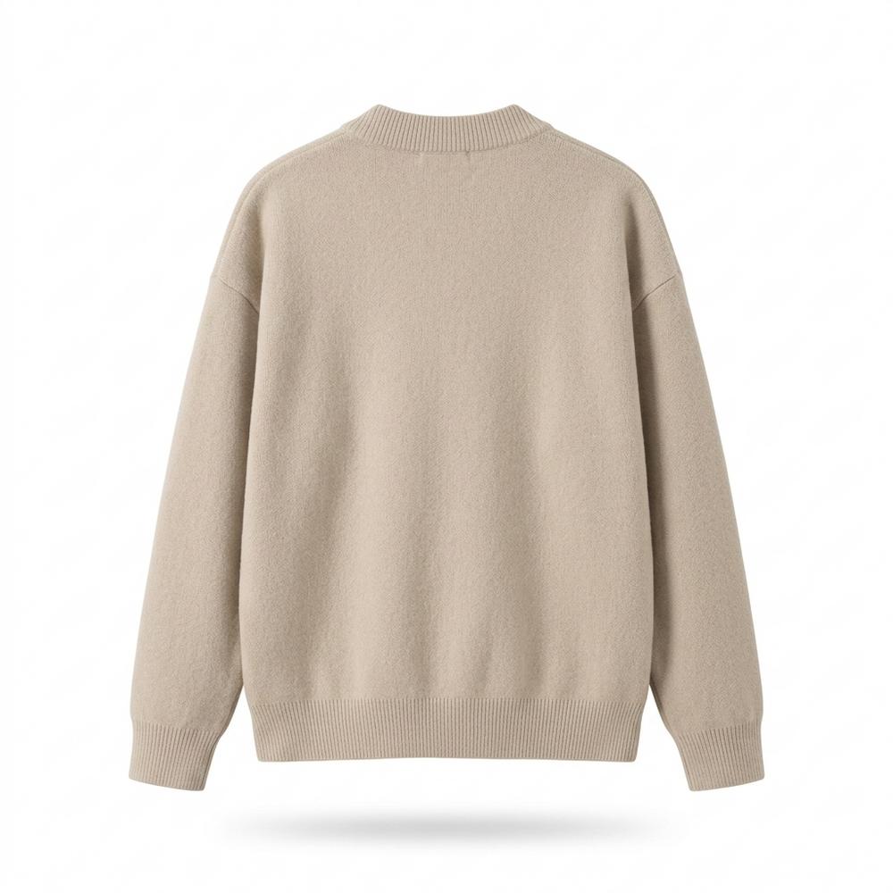 Lederjacken Outlet24 - Rumal | Strukturiert Kragenlos Cardigan Herren