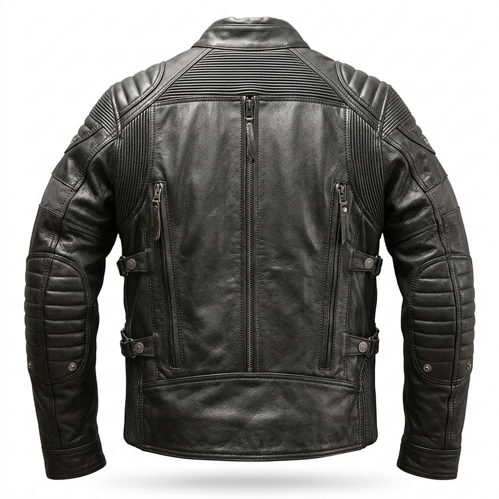 Lederjacken Outlet24 - Zomes | Gepolstert Funktional Lederjacke Herren