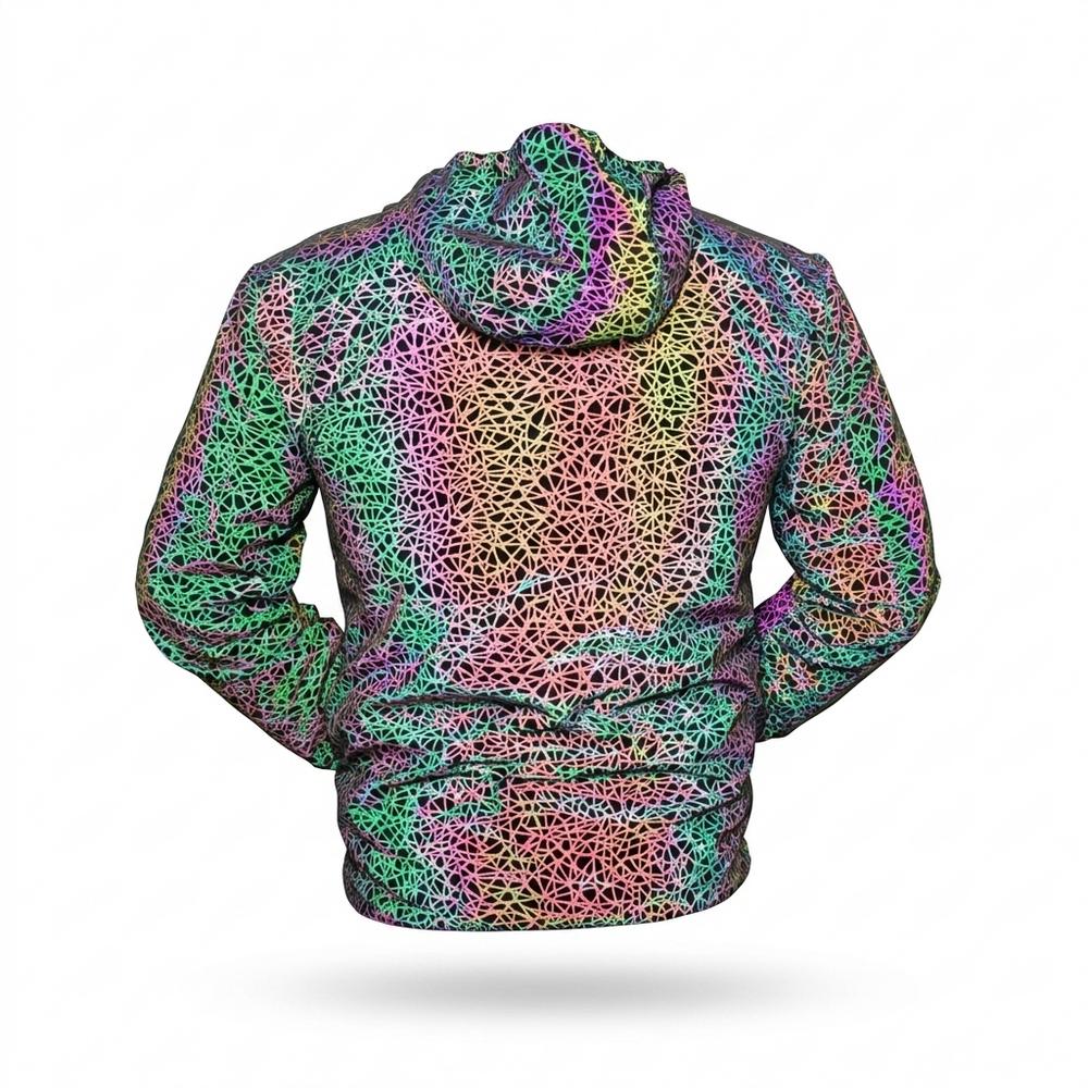 Lederjacken Outlet24 - Mivar | Reflektierend Gemustert Jacke Unisex