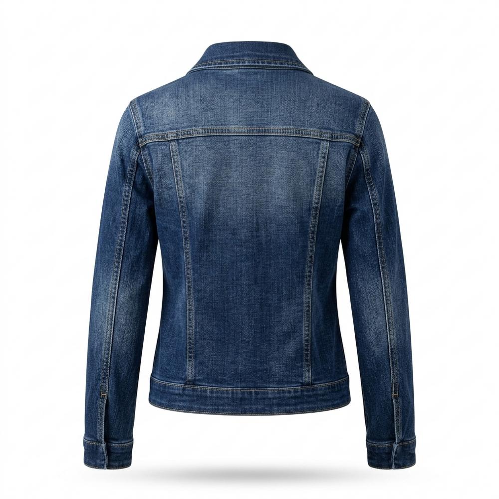 Lederjacken Outlet24 - Ausek | Gewaschen Geknöpft Jacke Damen