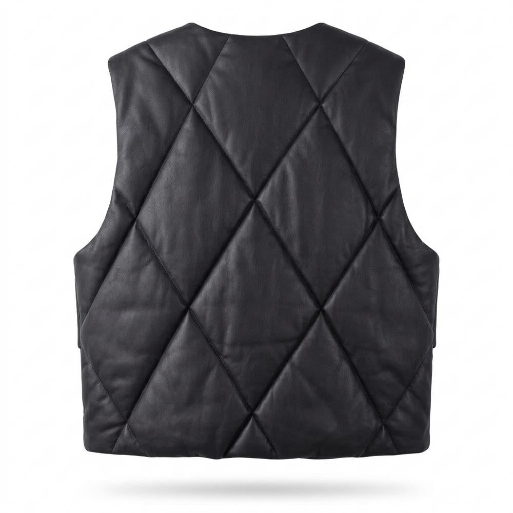 Lederjacken Outlet24 - Rifit | Gesteppt Asymmetrisch Weste Unisex