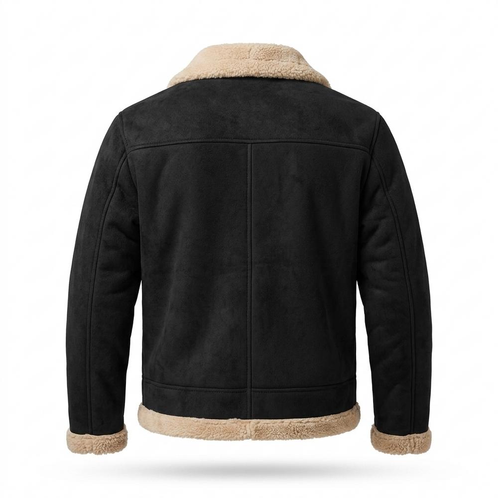 Lederjacken Outlet24 - Tupat | Warme Gefütterte Wildleder-Jacke Herren