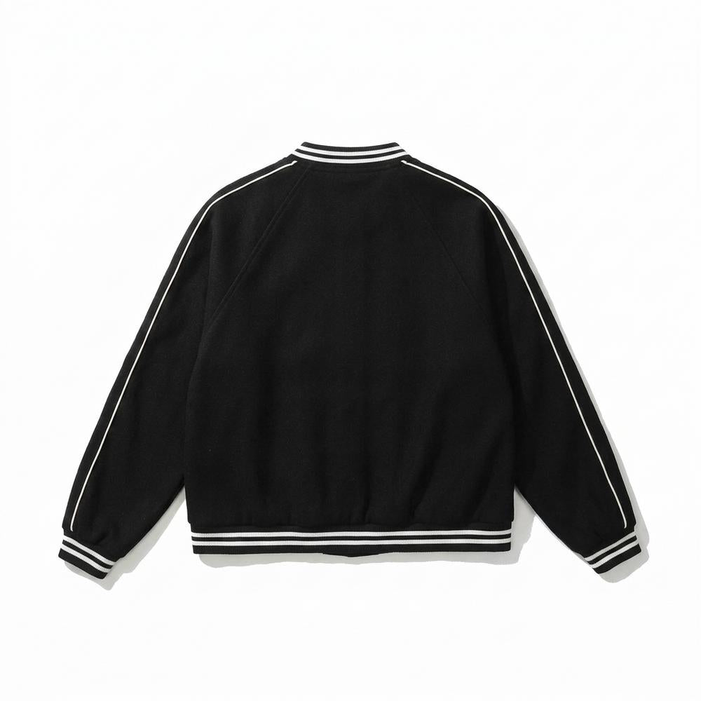 Lederjacken Outlet24 - Yukov | Bestickt Paspeliert Jacke Unisex