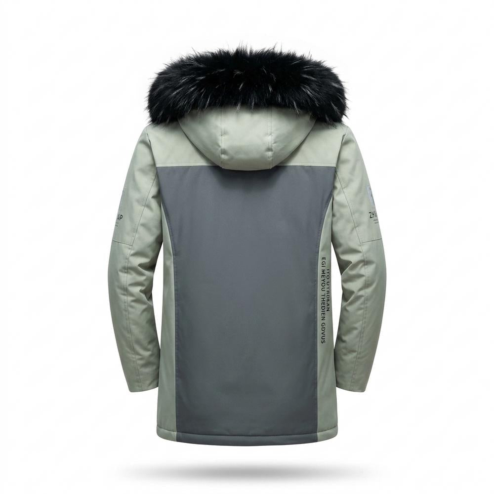 Lederjacken Outlet24 - Nufik | Gefütterter Winter Mantel Herren