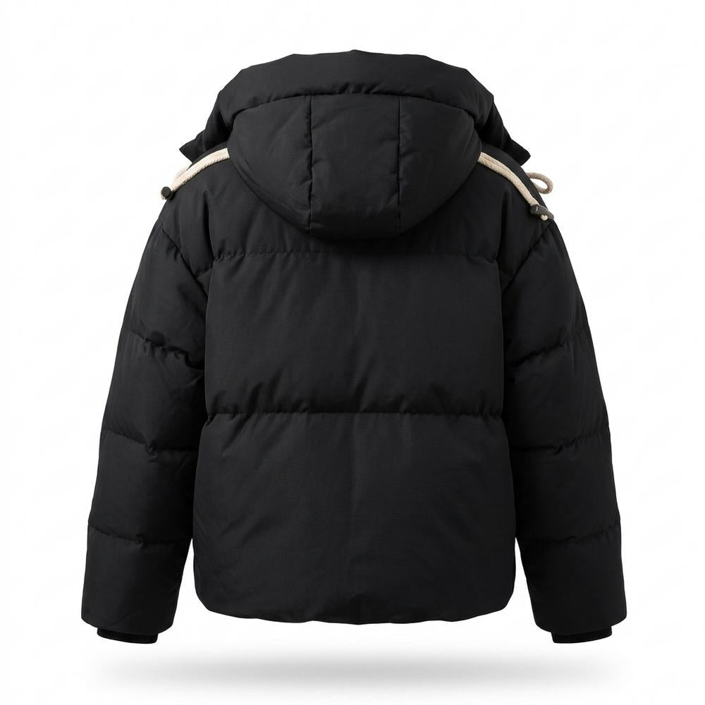 Lederjacken Outlet24 - Tapun | Wattiert Geknebelt Jacke Damen