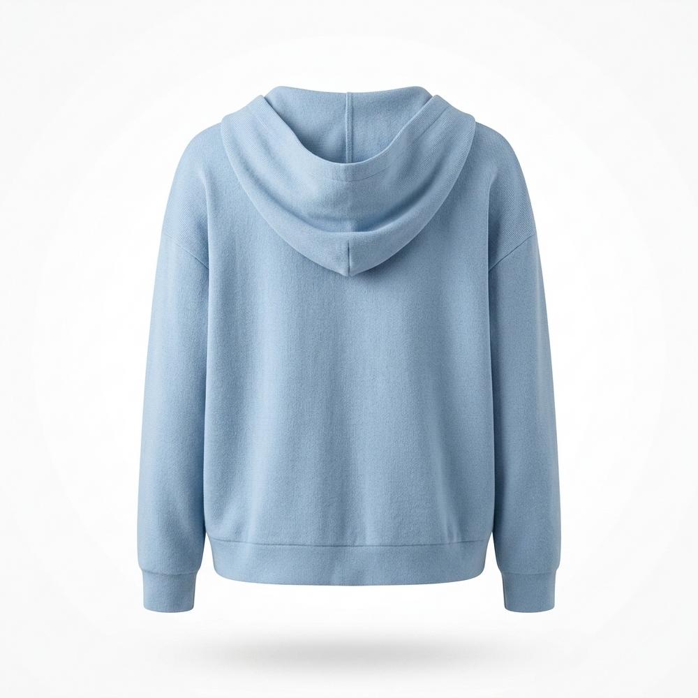 Lederjacken Outlet24 - Rozod | Geknöpfte Kapuzen Jacke Damen