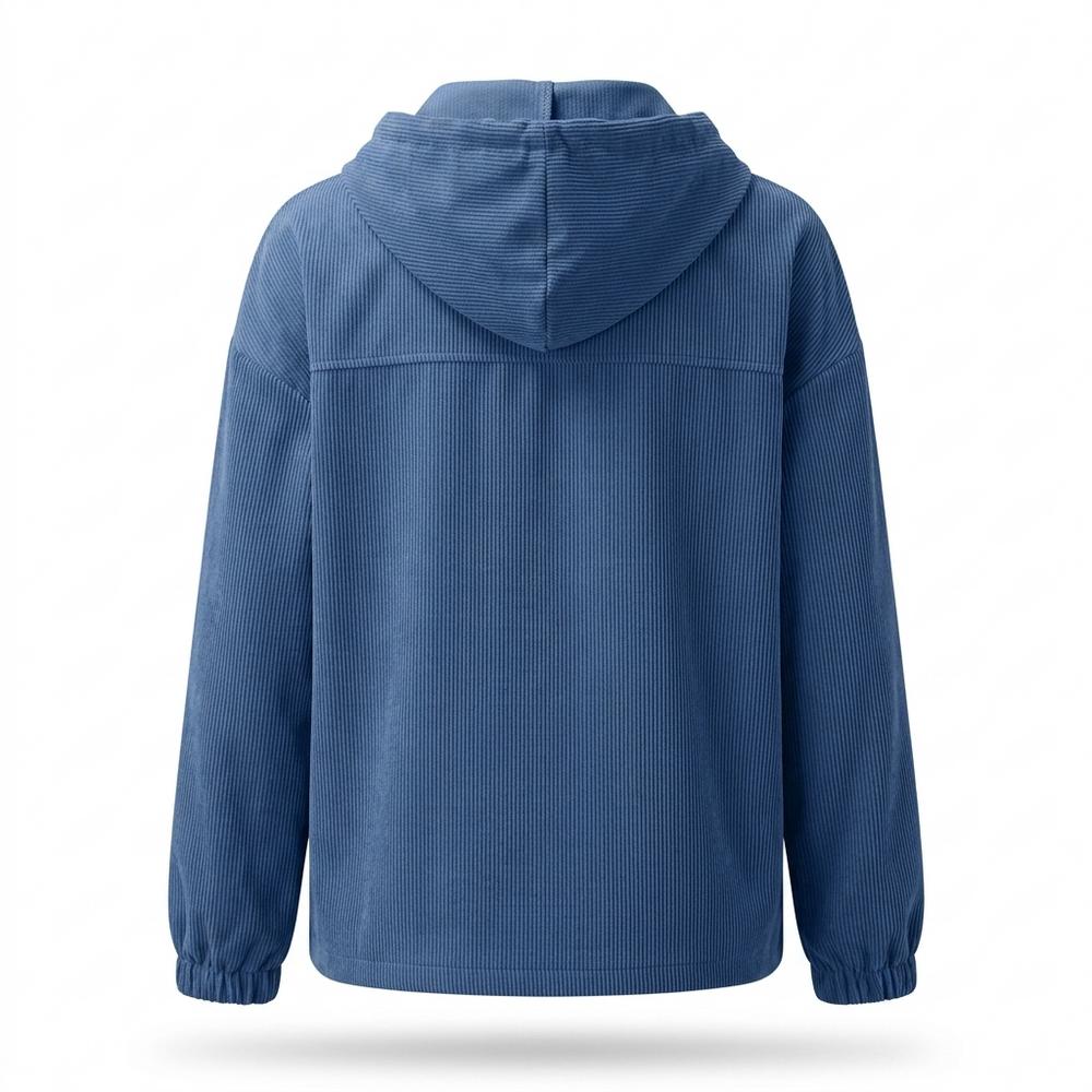 Lederjacken Outlet24 - Diful | Gerippt Reißverschluss Jacke Damen