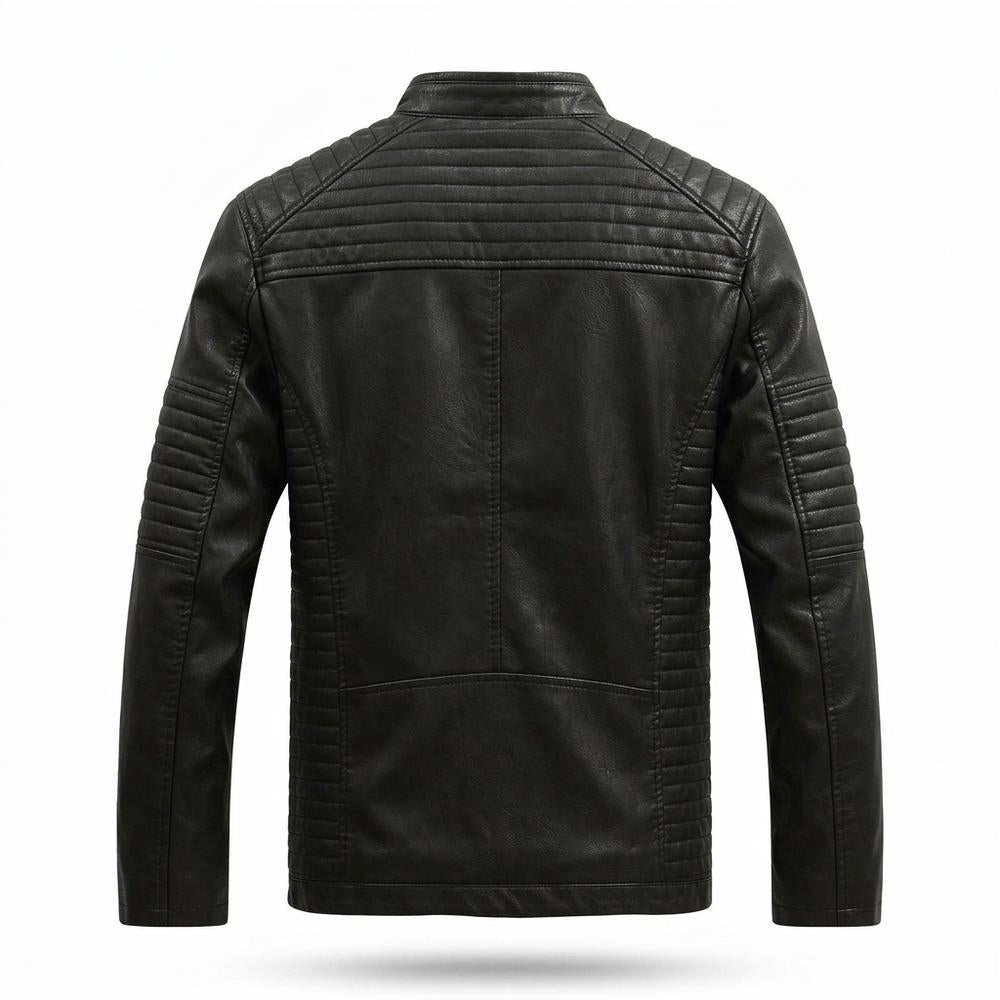 Lederjacken Outlet24 - Lupot | Gesteppt Tailliert Lederjacke Herren