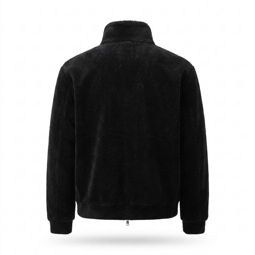 Lederjacken Outlet24 - Lolil | Reißverschluss Fleece Jacke Herren