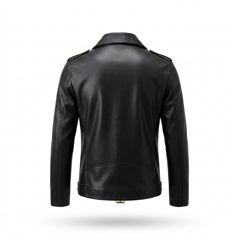 Lederjacken Outlet24 - Vubad | Asymmetrisch Tailliert Jacke Herren