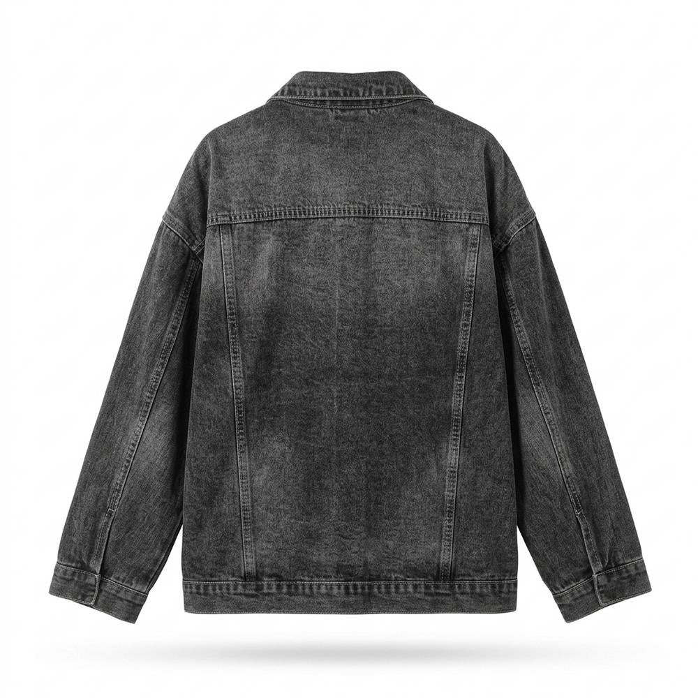 Lederjacken Outlet24 - Depel | Geknöpfte Locker Geschnittene Jacke Damen