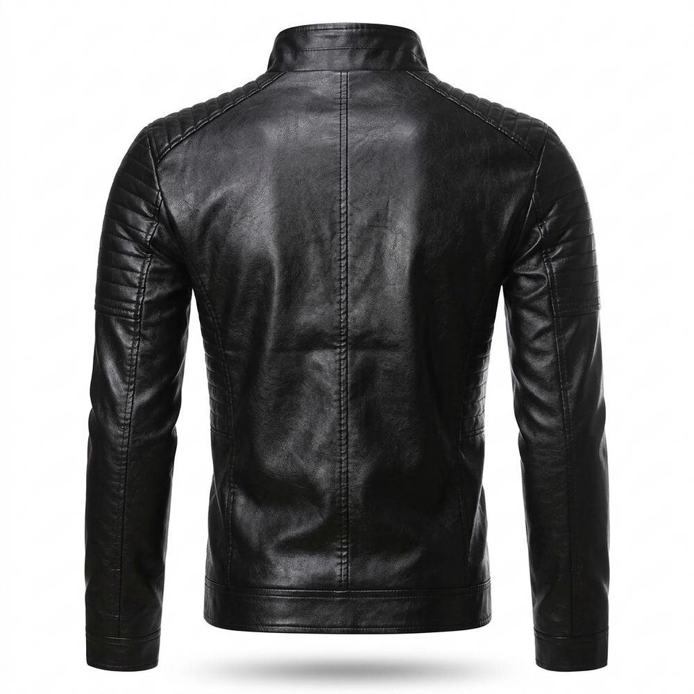 Lederjacken Outlet24 - Casir | Gesteppt Tailliert Lederjacke Herren