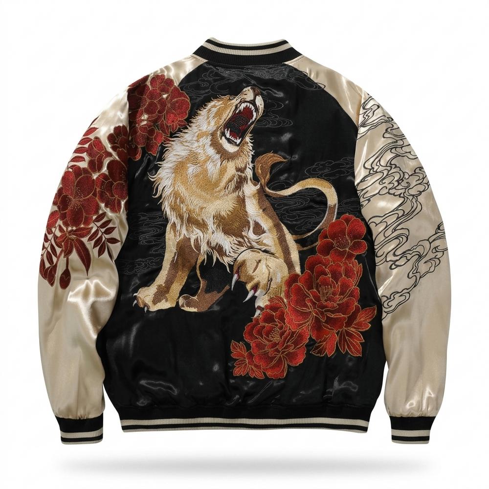 Lederjacken Outlet24 - Nuhol | Glänzende Zweifarbige Jacke Unisex