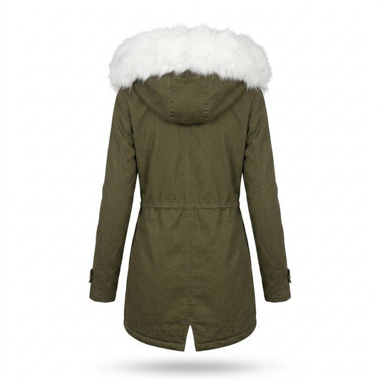 Lederjacken Outlet24 - Yever | Gefütterter Taillierter Mantel Damen