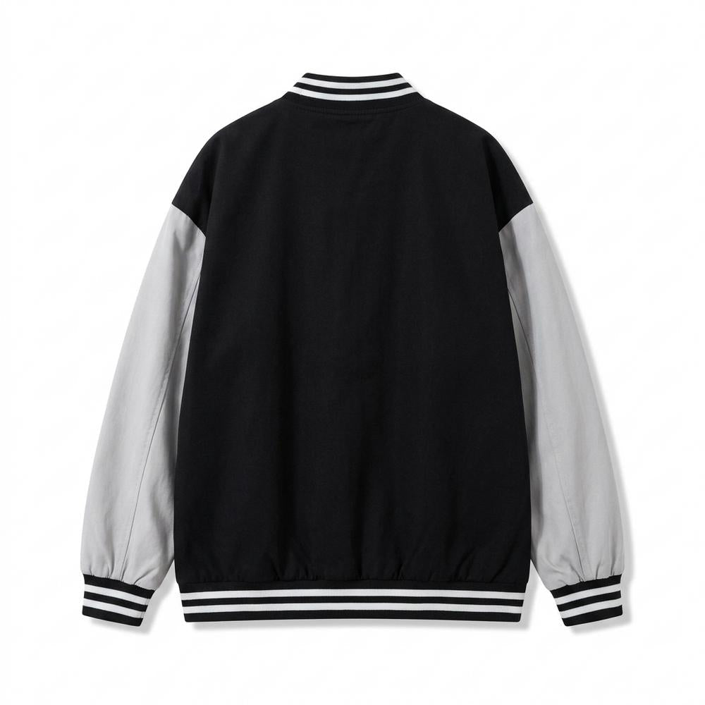 Lederjacken Outlet24 - Lawik | Zweifarbig Geknöpft Jacke Unisex