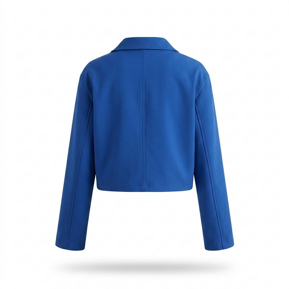 Lederjacken Outlet24 - Eowek | Kurze Glatte Jacke Damen