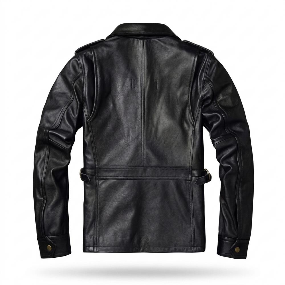 Lederjacken Outlet24 - Tamel | Durchgehend Tailliert Lederjacke Herren
