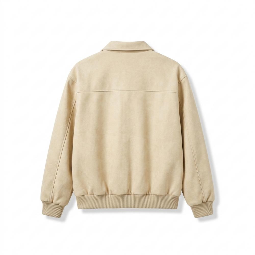 Lederjacken Outlet24 - Lavem | Lockere Veloursartige Wildleder-Jacke Herren