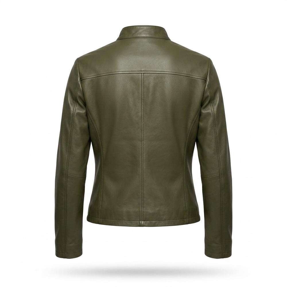 Lederjacken Outlet24 - Nitom | Tailliert Kurz Lederjacke Damen