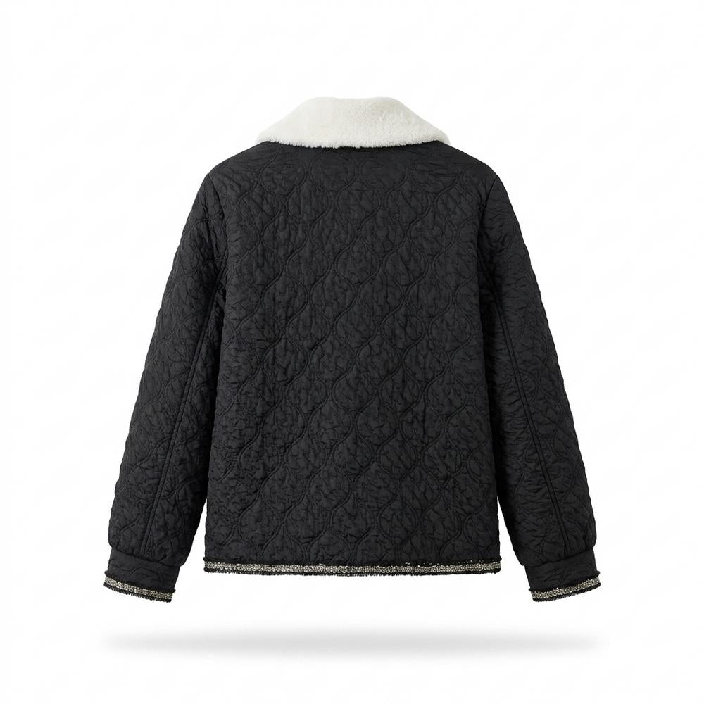 Lederjacken Outlet24 - Renuv | Gesteppte Strukturierte Jacke Damen