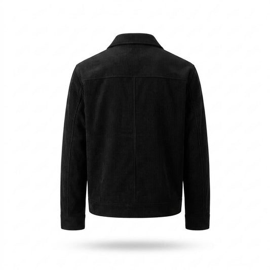Lederjacken Outlet24 - Zoris | Gerippt Kurz Jacke Herren