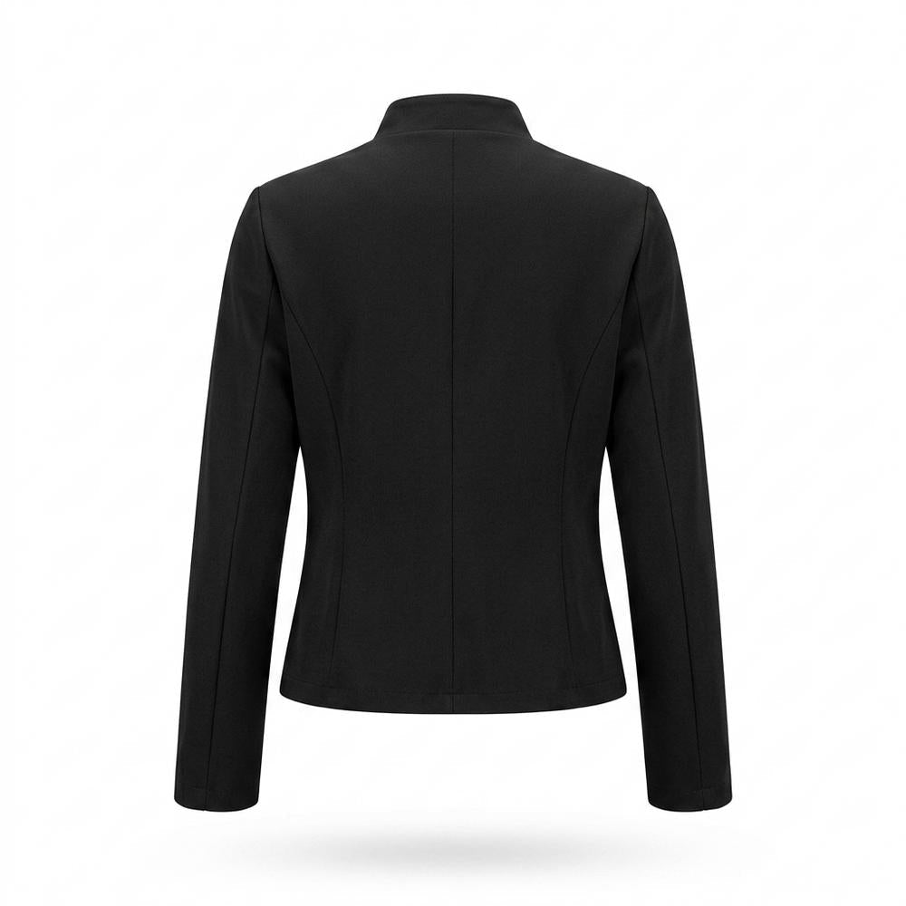 Lederjacken Outlet24 - Lorok | Tailliert Doppelreihig Jacke Damen
