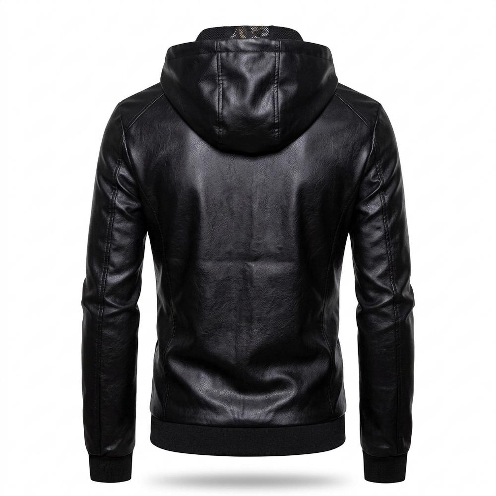 Lederjacken Outlet24 - Nazul | Gefütterte Taillierte Lederjacke Herren