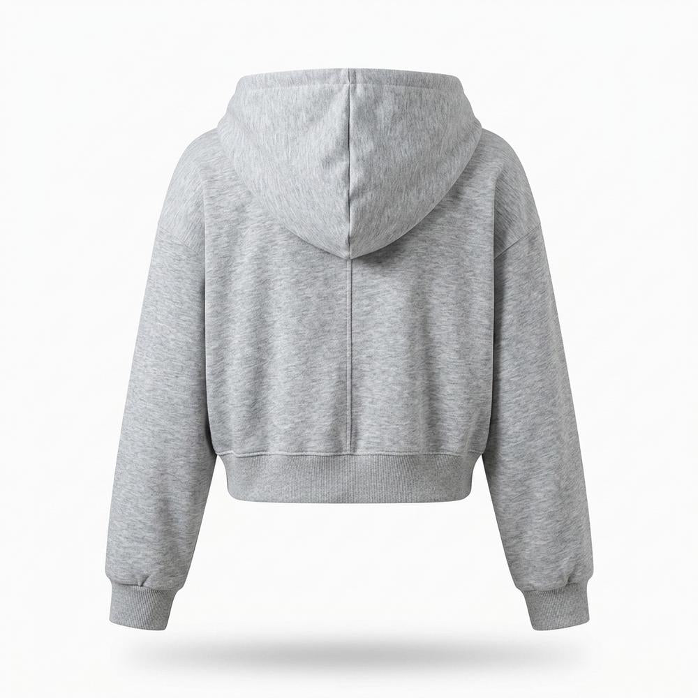 Lederjacken Outlet24 - Miwas | Kurzgeschnitten Langärmlig Hoodie Damen
