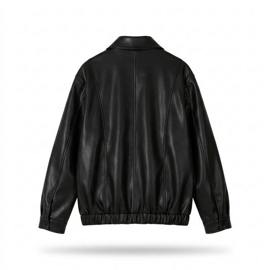 Lederjacken Outlet24 - Damud | Locker Blousonartige Lederjacke Unisex