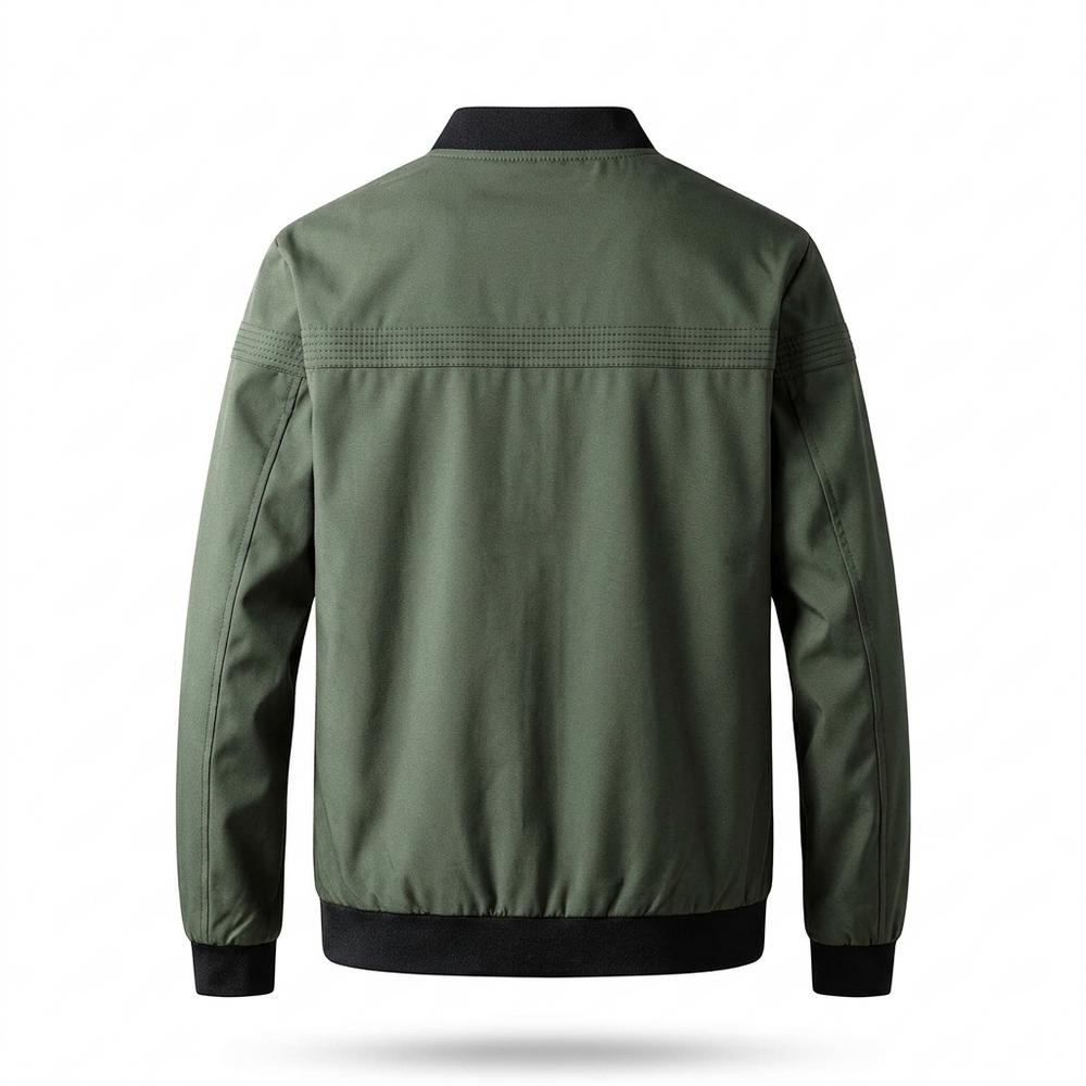 Lederjacken Outlet24 - Veguk | Reißverschluss Stehkragen Jacke Herren