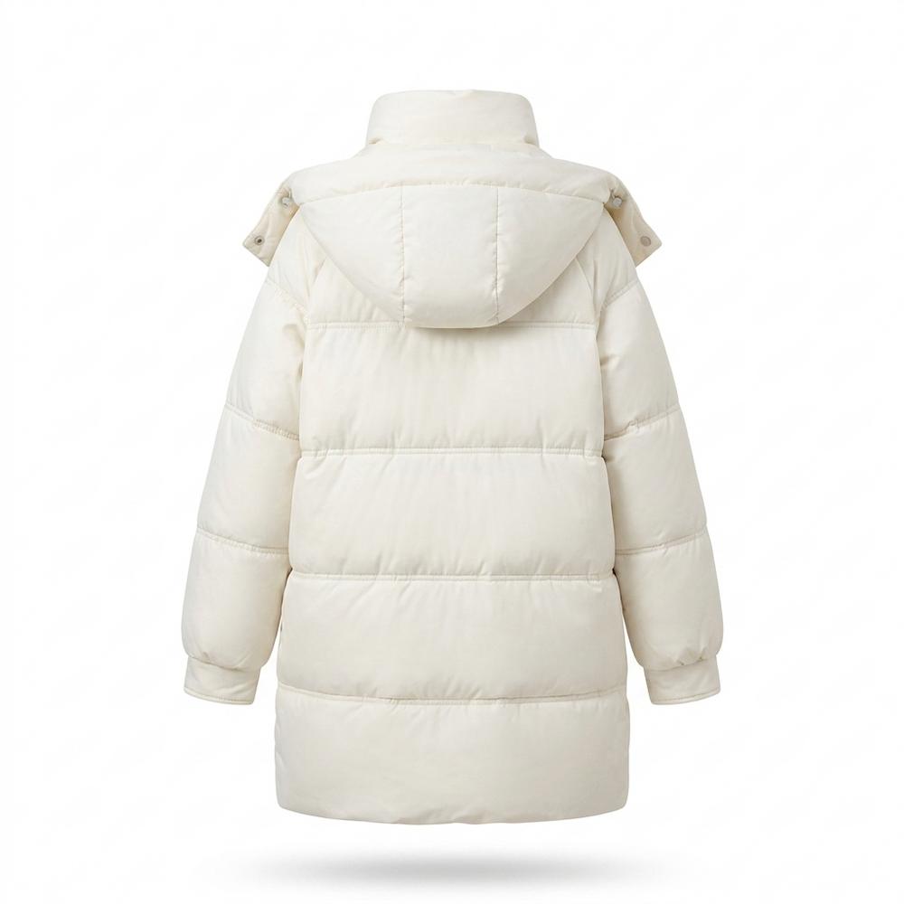 Lederjacken Outlet24 - Cotiv | Gefütterter Kapuzen Mantel Damen