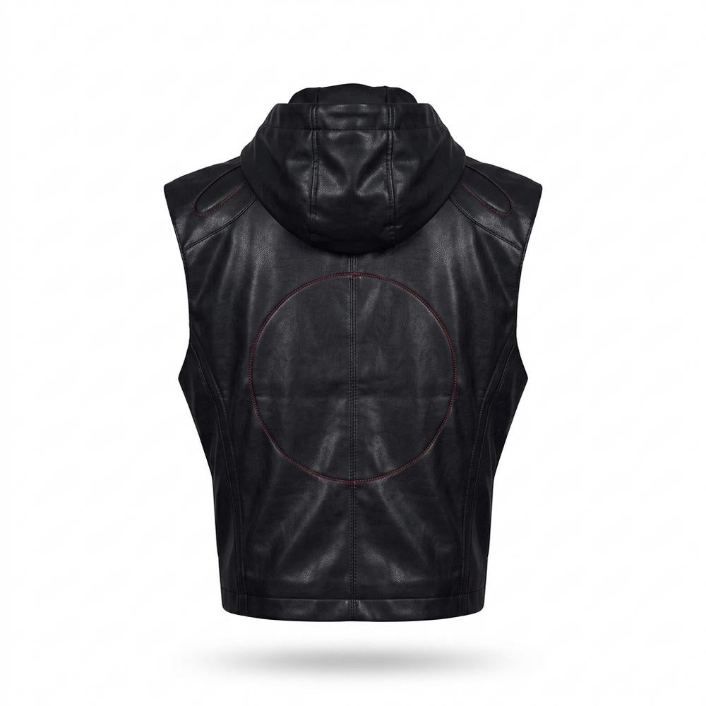 Lederjacken Outlet24 - Rimor | Ärmellos Tailliert Weste Unisex