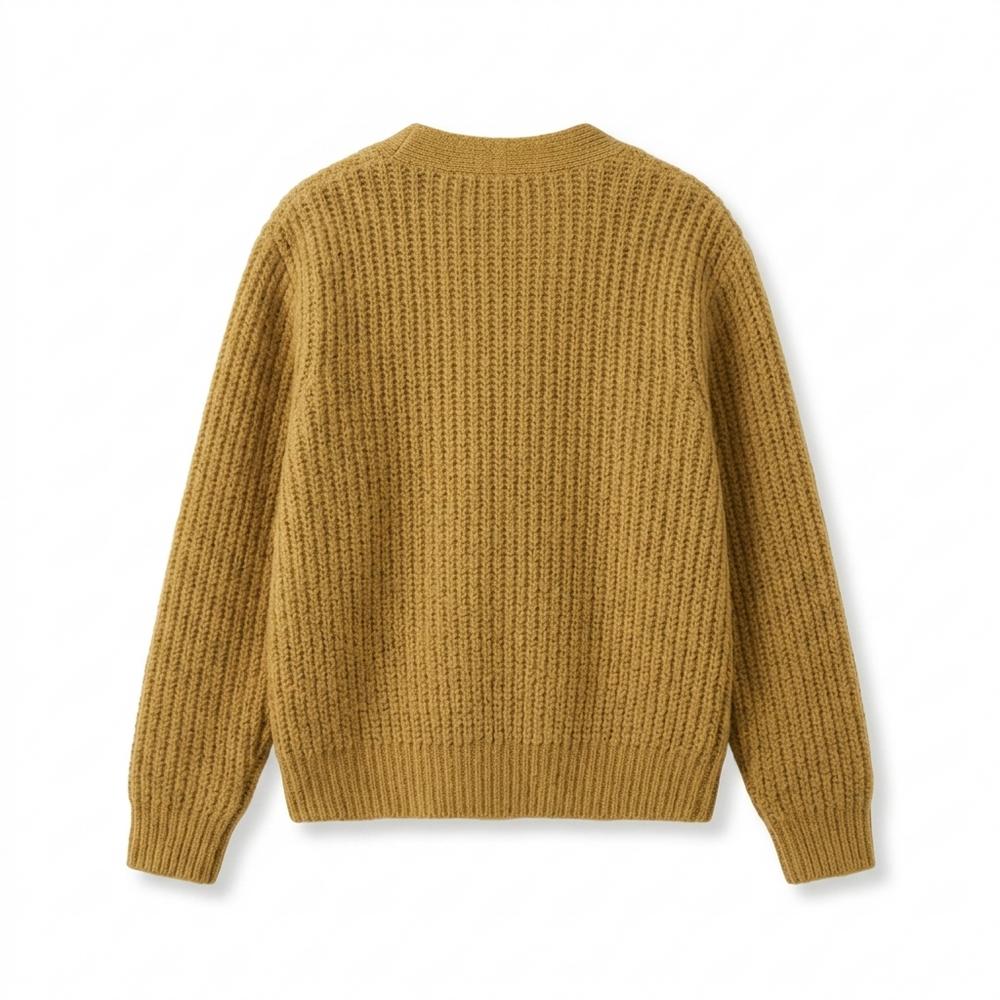 Lederjacken Outlet24 - Sewam | Gerippt Langärmlig Cardigan Damen