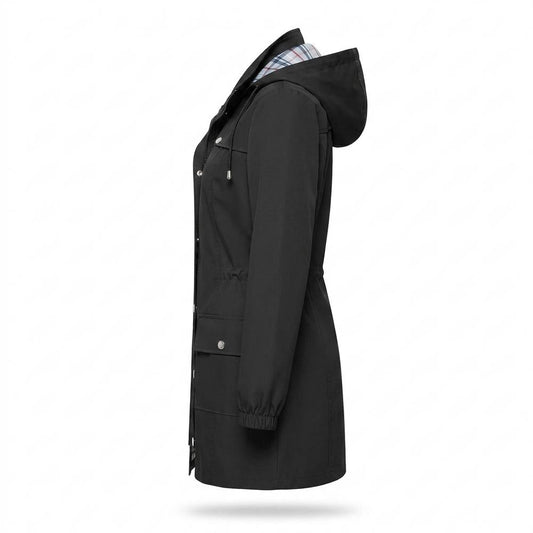 Lederjacken Outlet24 - Leril | Gefütterte Taillierte Jacke Damen