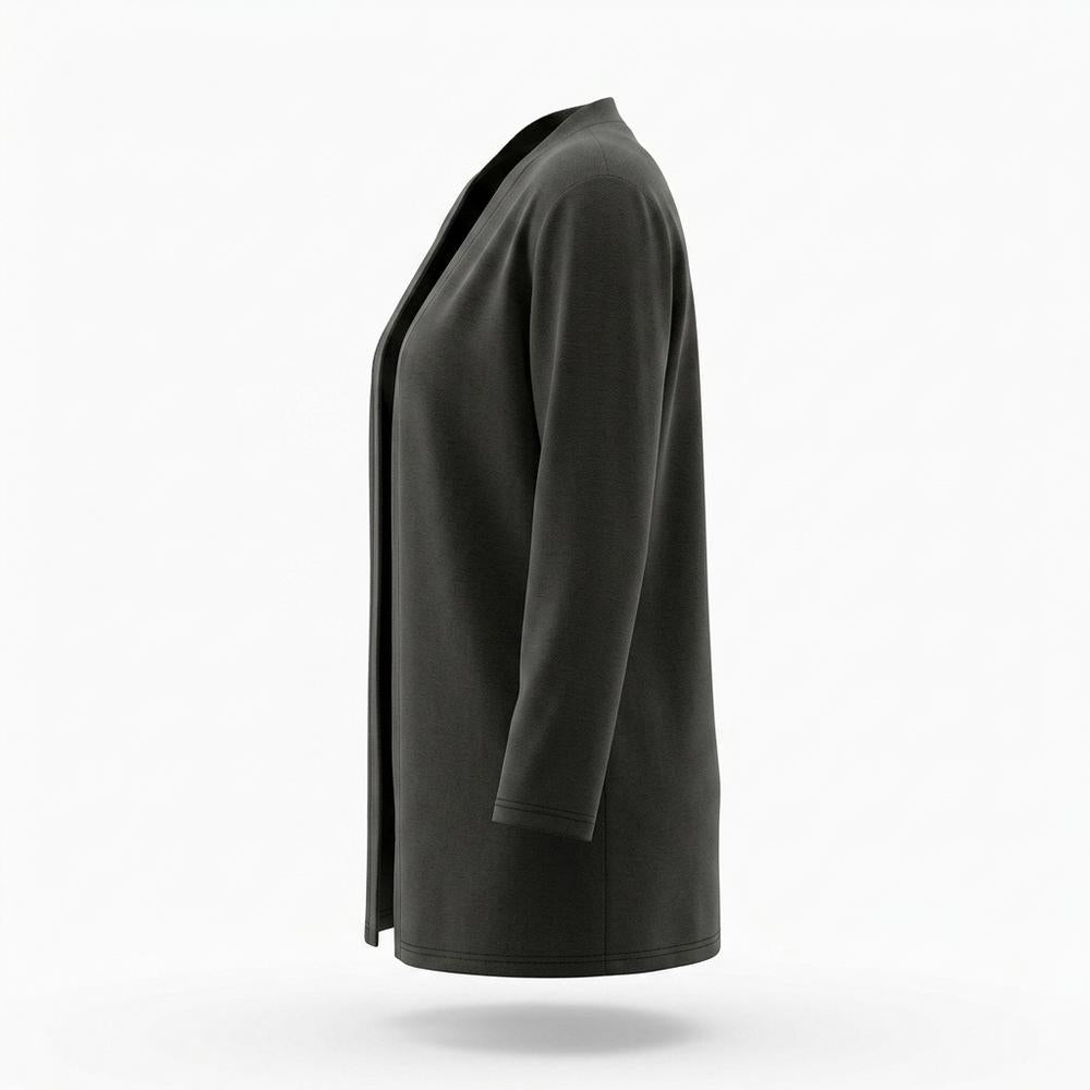 Lederjacken Outlet24 - Dufit | Offen Gesteppt Cardigan Damen