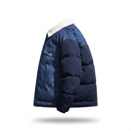 Lederjacken Outlet24 - Liket | Gefüttert Zweifarbig Jacke Herren