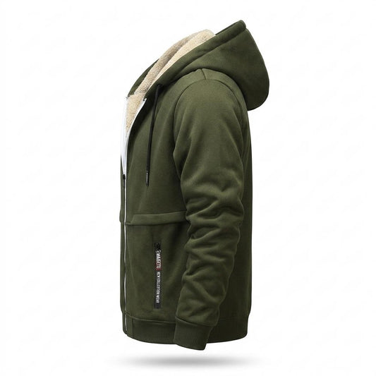 Lederjacken Outlet24 - Vidis | Gefütterter Warmer Hoodie Herren