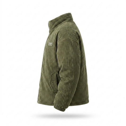 Lederjacken Outlet24 - Titis | Gerippt Gefüttert Jacke Herren