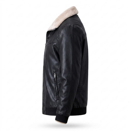 Lederjacken Outlet24 - Kobes | Warme Gefütterte Lederjacke Herren