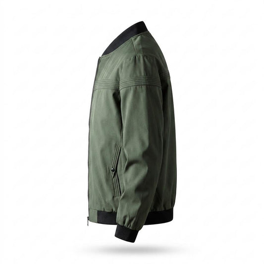 Lederjacken Outlet24 - Veguk | Reißverschluss Stehkragen Jacke Herren