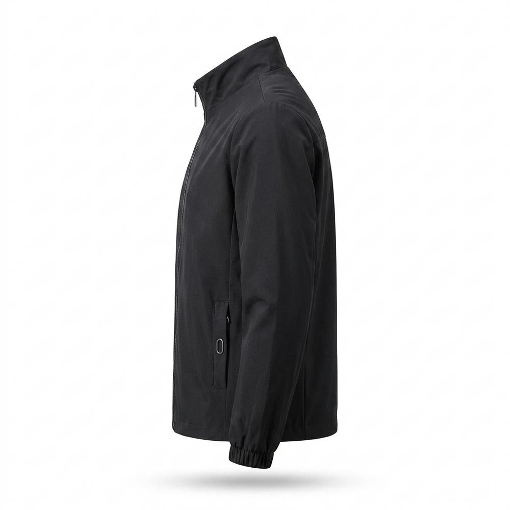 Lederjacken Outlet24 - Naved | Reißverschluss Stehkragen Jacke Herren