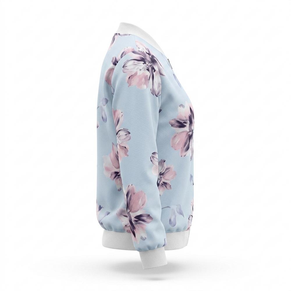 Lederjacken Outlet24 - Cuwol | Geblümte Leichte Jacke Damen