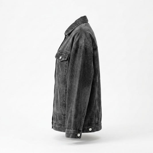Lederjacken Outlet24 - Depel | Geknöpfte Locker Geschnittene Jacke Damen