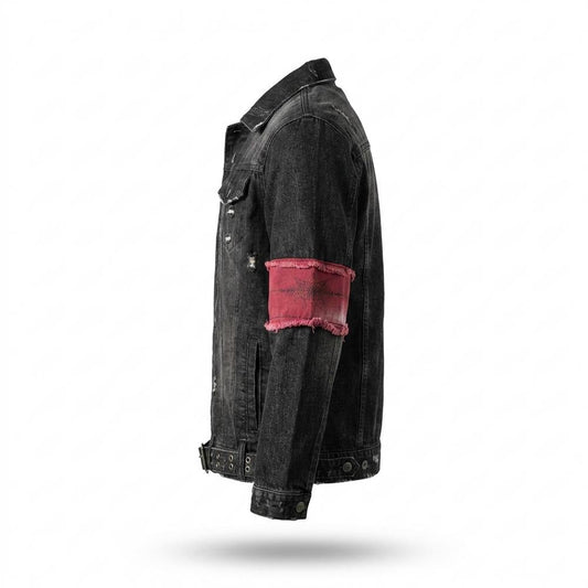 Lederjacken Outlet24 - Dalev | Gewaschen Gegürtet Jacke Herren