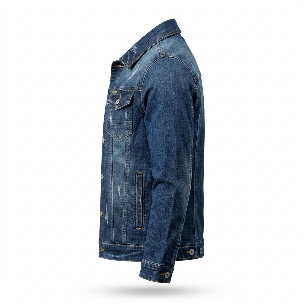 Lederjacken Outlet24 - Yasan | Gewaschen Geknöpft Jacke Herren