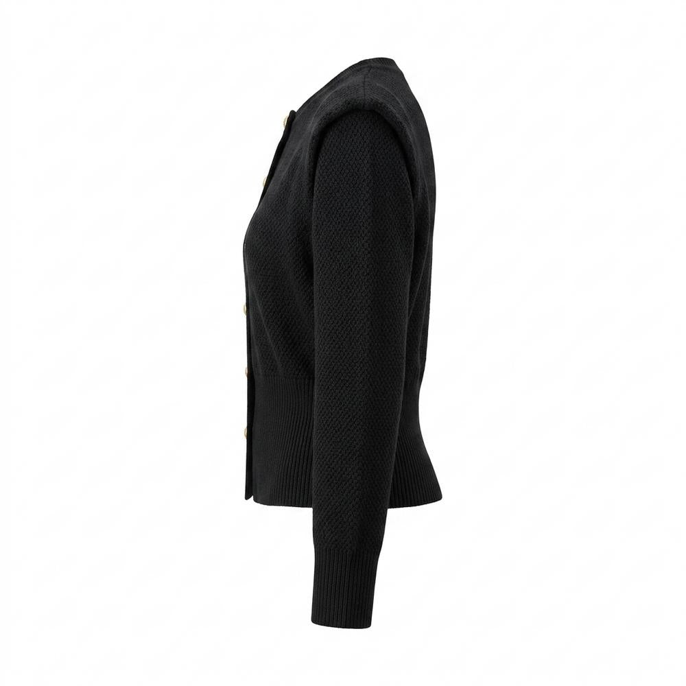 Lederjacken Outlet24 - Nikom | Strukturiert Tailliert Cardigan Damen